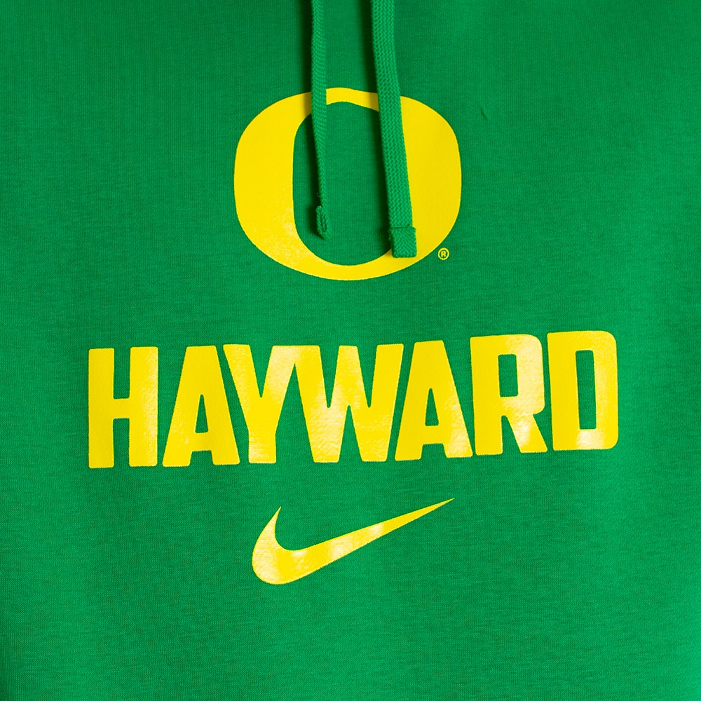 Hayward Field, Nike, Green, Hoodie, Cotton Blend, Men, Track & Field, 428854